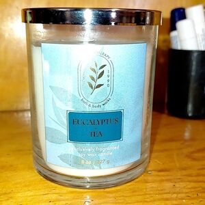 Therapy Eucalyptus + Tea Candle with Silver Lid